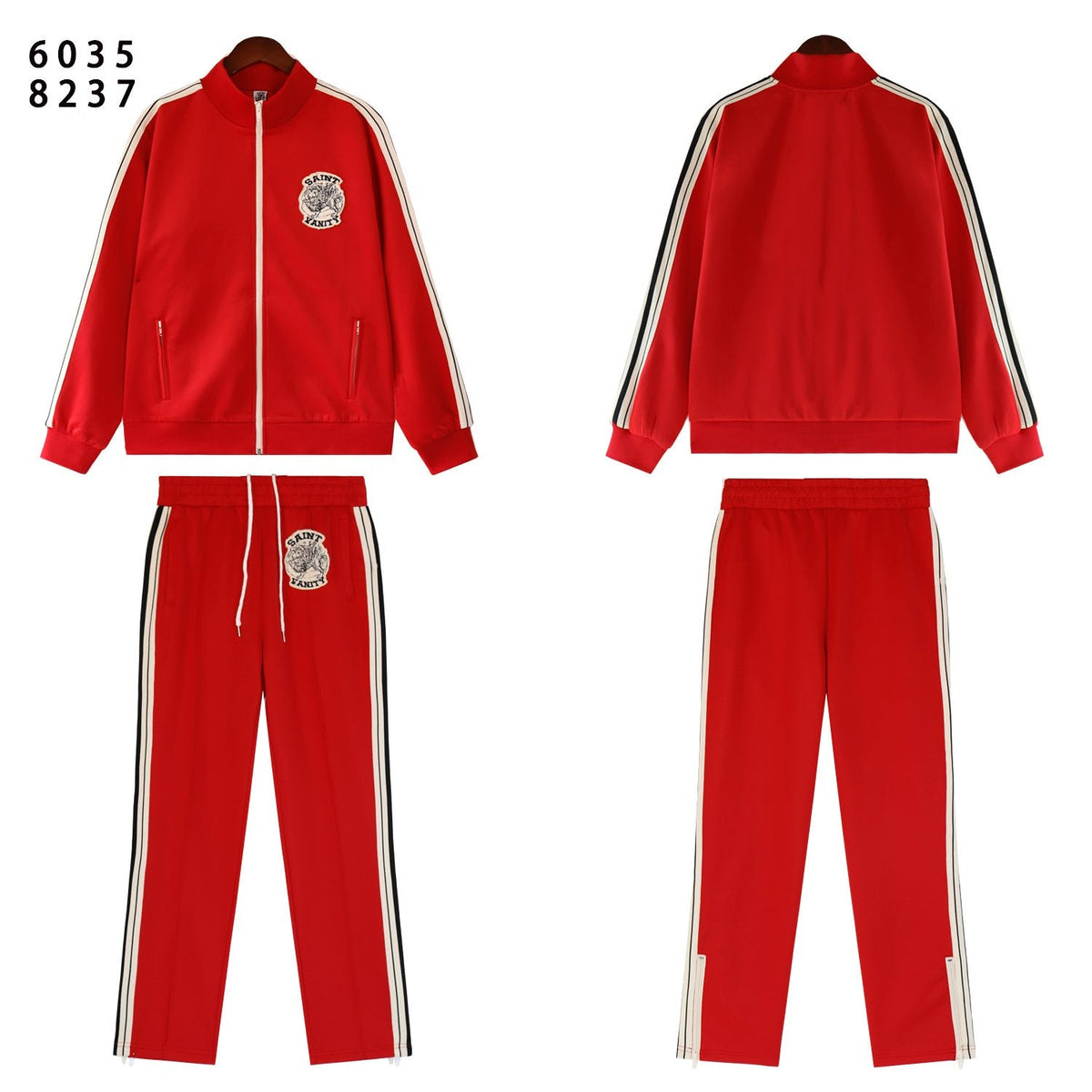 SAINT Side-Stripe Tracksuit Matching Set