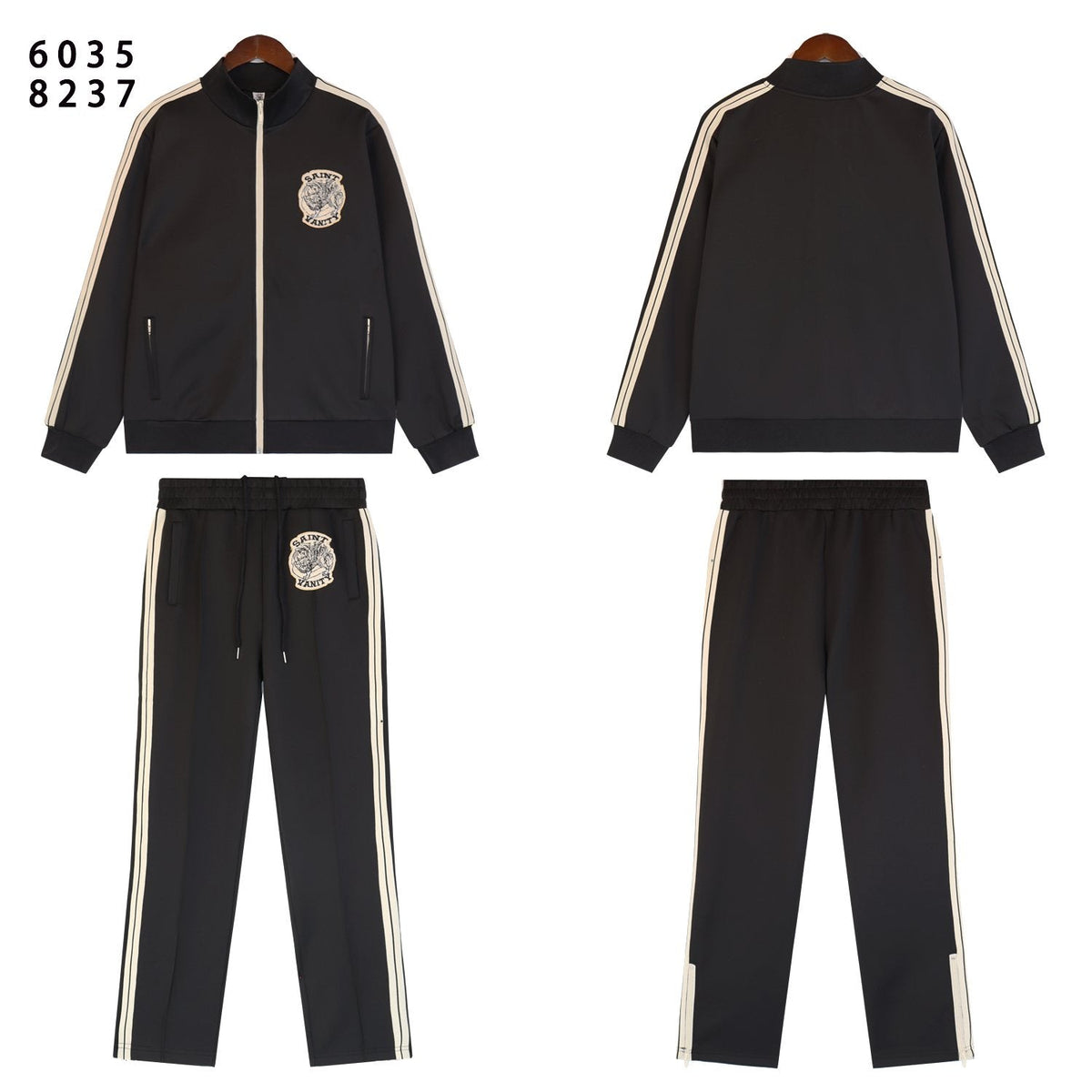 SAINT Side-Stripe Tracksuit Matching Set