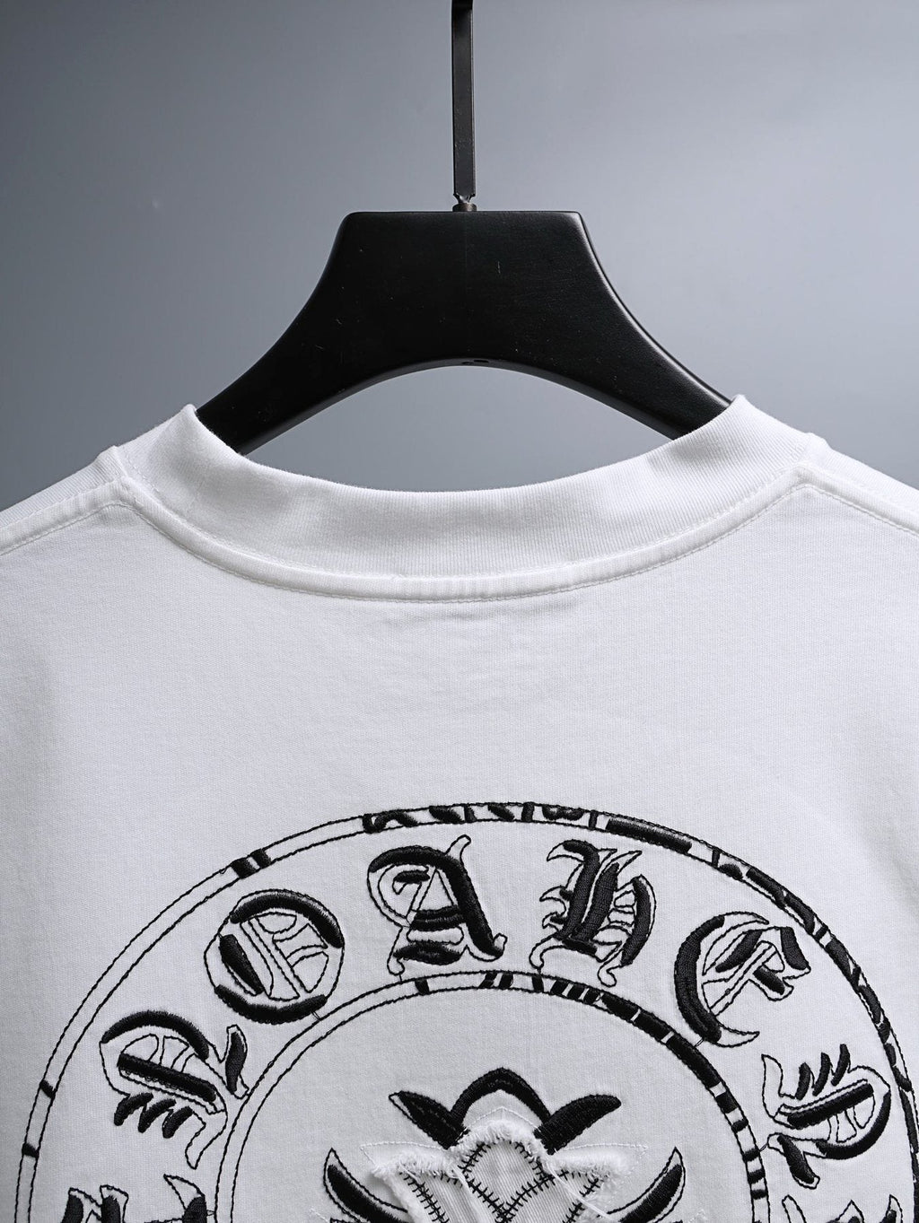 Chrome Hearts Floral Gothic Graphic T-Shirt