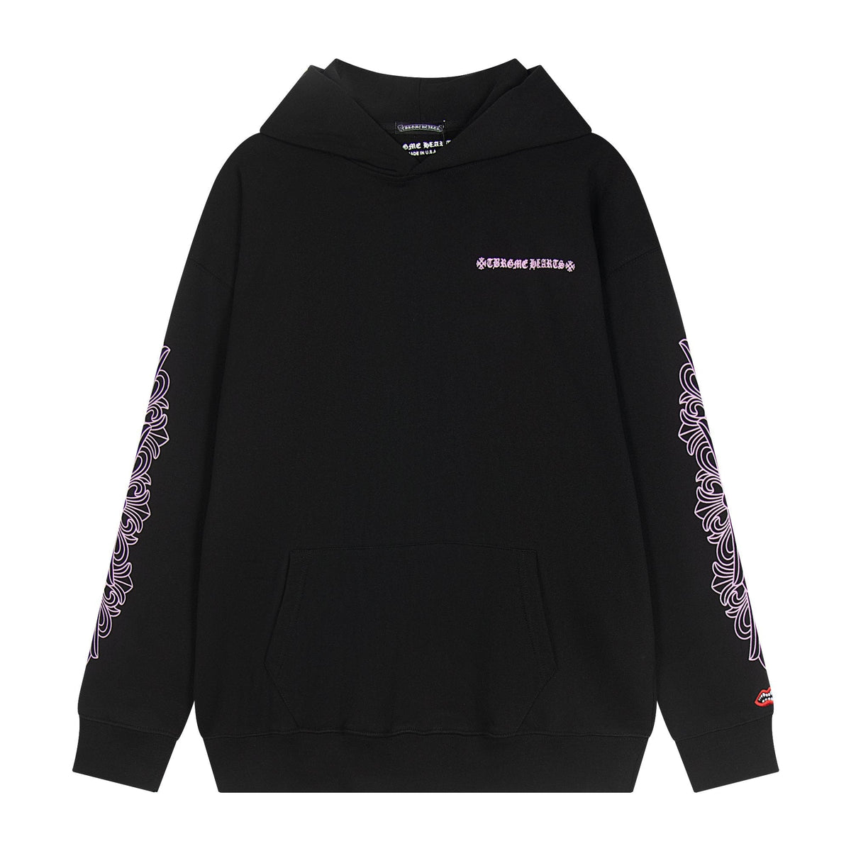 Chrome Hearts Pink Gothic Graphic Hoodie