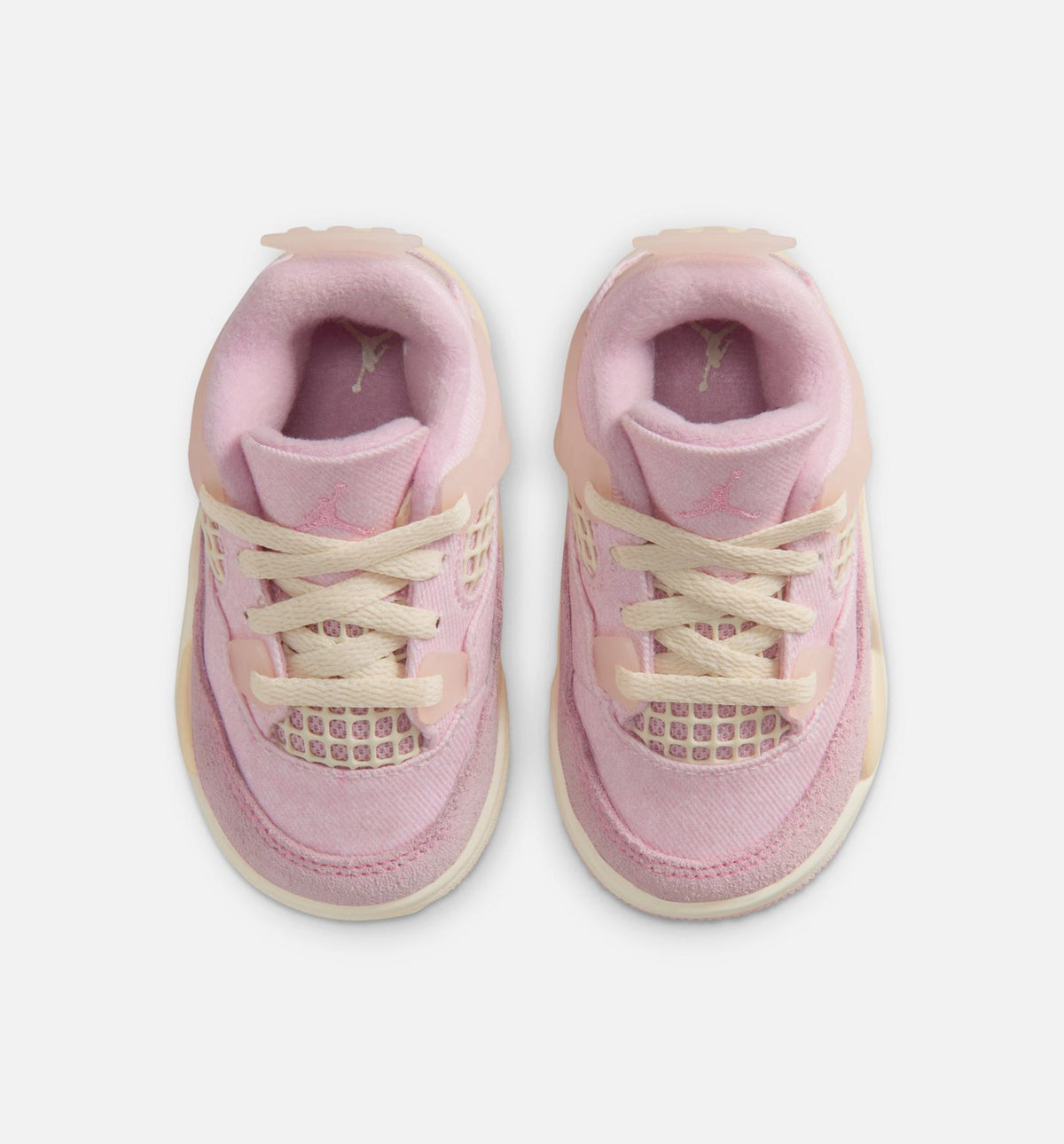 Air Jordan 4 Retro Pink Pearl & Iced Carmine – Infant & Toddler Lifestyle Shoe | Iced Carmine/Coconut Milk/Anthracite/Muslin/Pinksicle