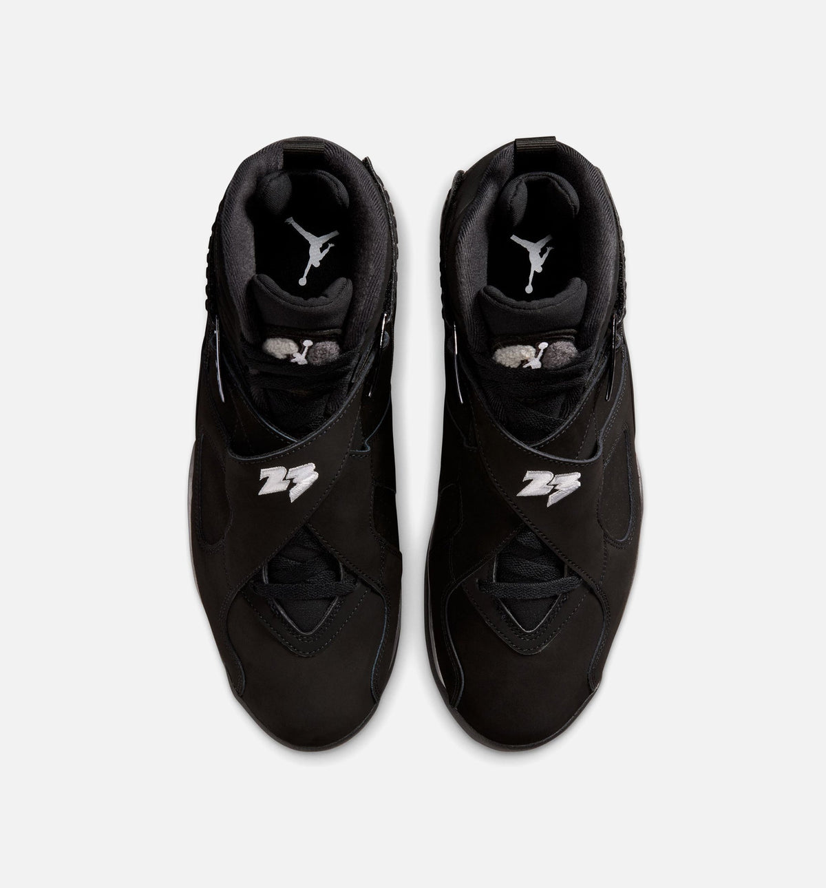 Air Jordan 8 Retro Chrome – Men's Lifestyle Shoe | Black/White/Light Graphite