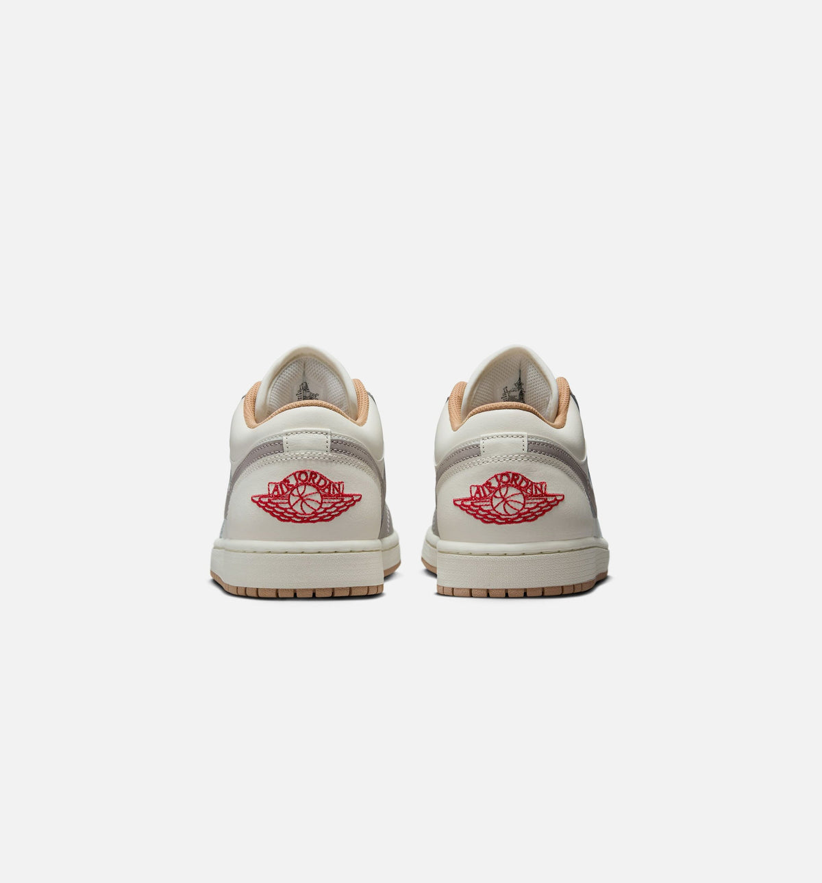 Air Jordan 1 Low Men's – Sail/Fire Red/College Grey/Hemp