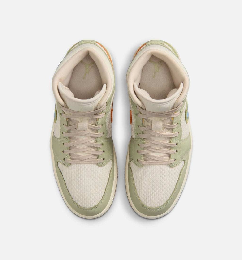 Women's Air Jordan 1 Mid SE Olive Aura
