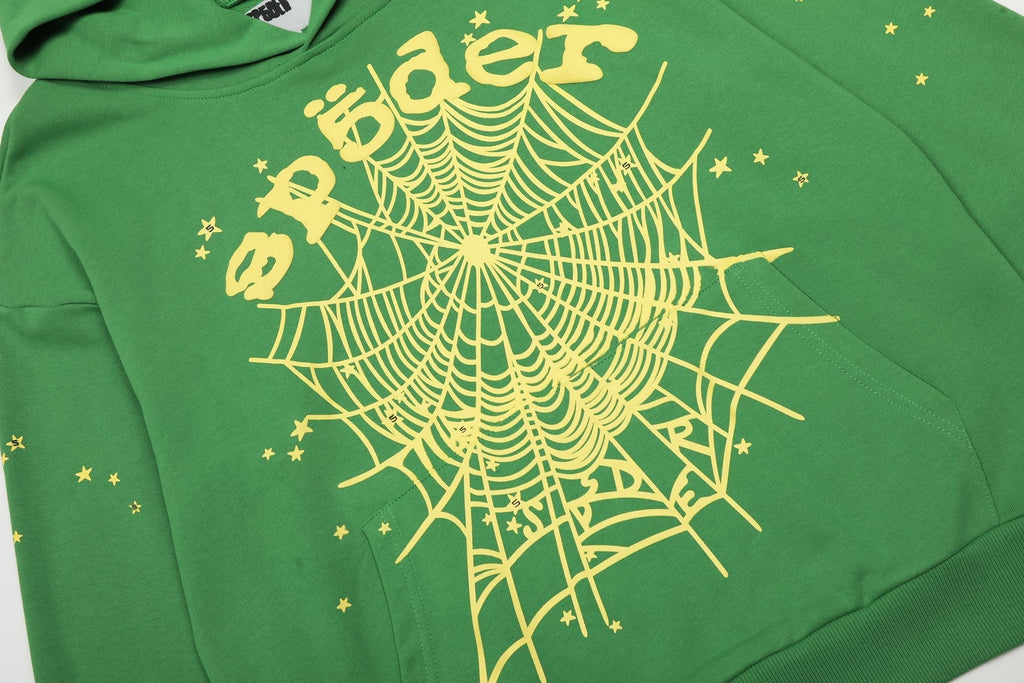 Sp5der Spiderweb Star Graphic Hoodie & Sweatpants Set