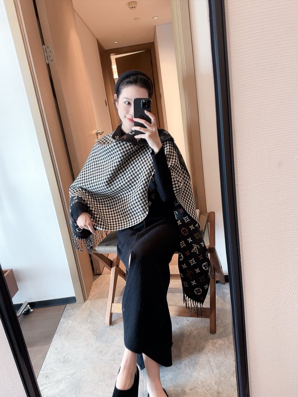 Louis Vuitton Reversible Monogram Scarf