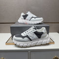 Prada Men's Paneled Low-Top Sneakers - Mesh Lining