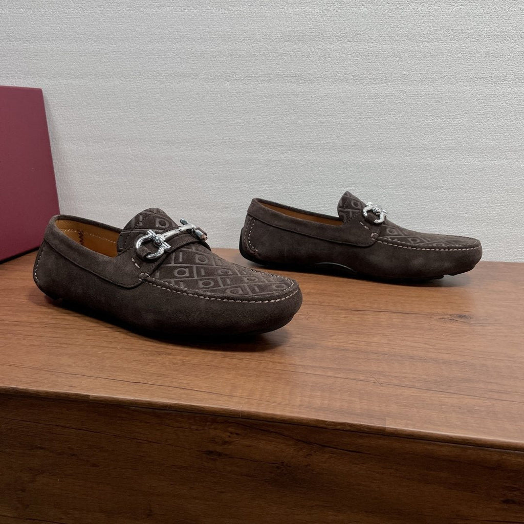 Ferragamo Horsebit Driving Shoes