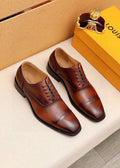 Louis Vuitton Cap-Toe Lace-Up Dress Shoes
