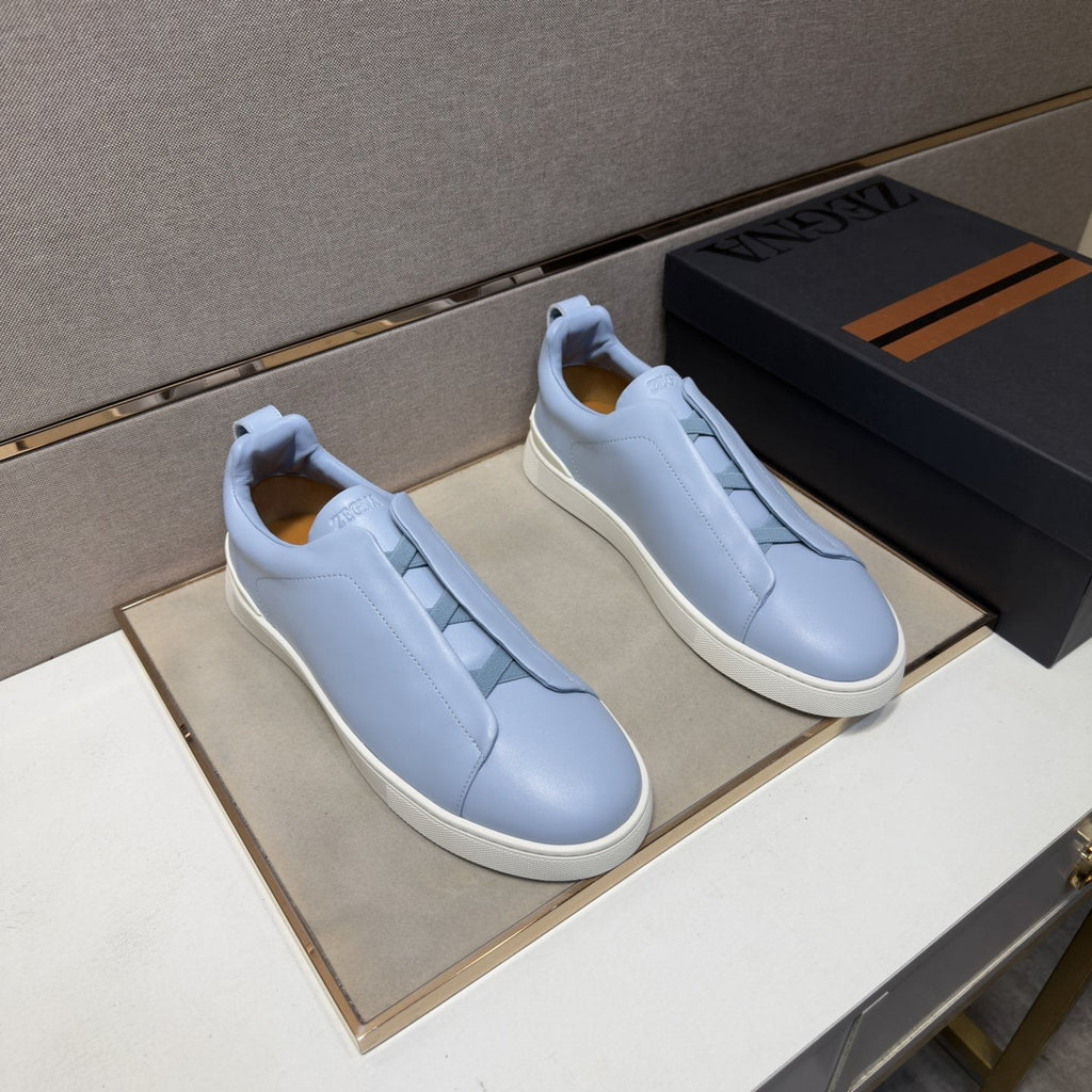 Zegna Men's Low-Top Slip-On Sneakers