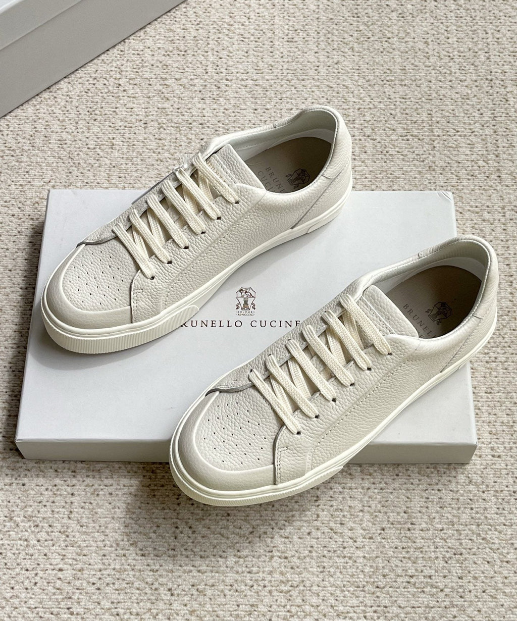 Brunello Cucinelli Textured Low-Top Sneakers